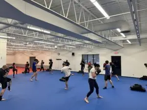 Happy Adult Martial Arts Students