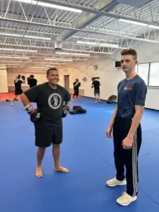 Happy Adult Martial Arts Students