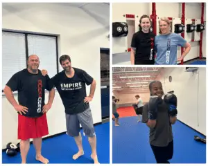 Happy Adult Martial Arts Students